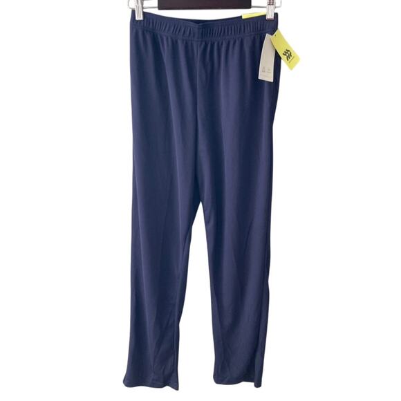 All In Motion NEW Midrise Mesh Pants - Navy Blue - Large 12/14 - Picture 1 of 6